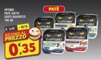 Maury's OPTIMO PATE GATTO GUSTI ASSORTITI 100 GR offerta