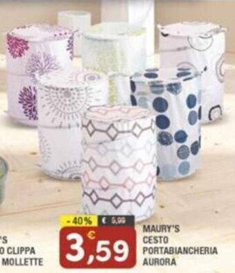 Maury's MAURY'S CESTO PORTABIANCHERIA AURORA offerta