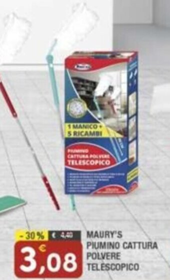 Maury's MAURY'S PIUMINO CATTURA POLVERE TELESCOPICO offerta