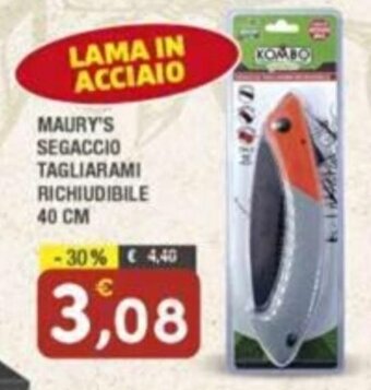 MAURY'S SEGACCIO TAGLIARAMI RICHIUDIBILE 40 CM