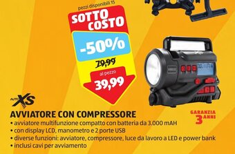 AVVIATORE CON COMPRESSORE