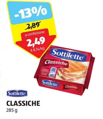 Sottilette CLASSICHE 285 g