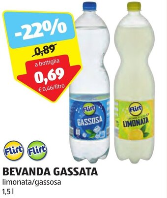 Flirt BEVANDA GASSATA limonata/gassosa 1,5 l