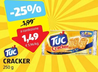 ALDI TUC CRACKER 250 g offerta