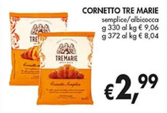 Supermercato Coal CORNETTO TRE MARIE g 330 offerta