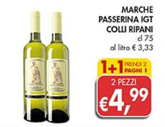 Supermercato Coal MARCHE PASSERINA IGT COLLI RIPANI cl 75 offerta