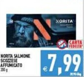 Pim Supermercati NORITA SALMONE SCOZZESE AFFUMICATO 200 g offerta