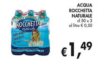 ACQUA ROCCHETTA NATURALE cl 50 x 3