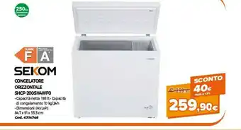 GRANCASA Sekom Congelatori offerta