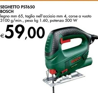 Bennet Bosch Seghetto Pst650 offerta