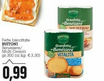 Emi Supermercati Buitoni Fette Biscottate offerta