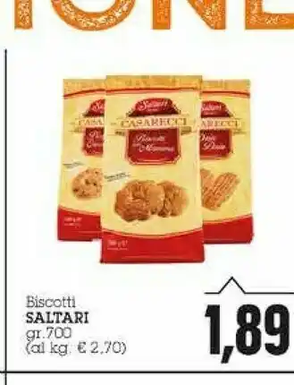 Emi Supermercati Saltari Biscotti offerta