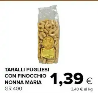 Tigre Nonna maria Taralli offerta