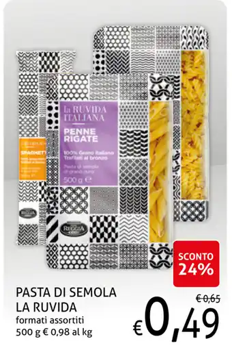 Ecu Discount La Ruvida Pasta di Semola 500g offerta