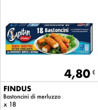 Iper Tosano FINDUS Bastoncini di merluzzo x 18 offerta