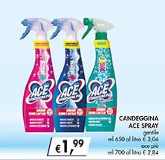 Supermercato Coal CANDEGGINA ACE SPRAY gentile ml 650 offerta