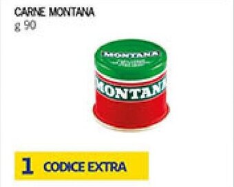 Supermercato Coal CARNE MONTANA g 90 offerta