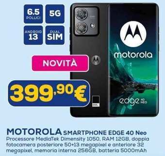 Euronics MOTOROLA SMARTPHONE EDGE 40 Neo offerta