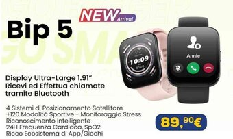 Euronics amazfit Bip 5 offerta