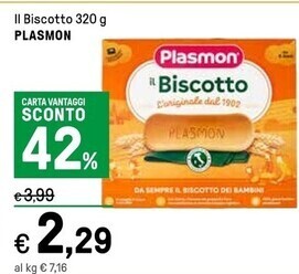 Iper La Grande Plasmon il biscotto offerta