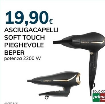 Basko Beper asciugacapelli soft touch pieghevole offerta