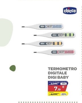 Bimbo Store Chicco termometro digitale digi baby offerta