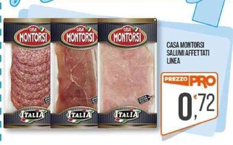 CASA MONTORSI SALUMI AFFETTATI LINEA