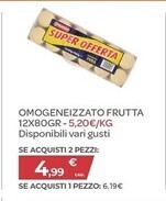 Bimbo Store Plasmon omogeneizzato frutta 12x80gr offerta