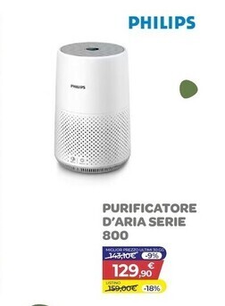 Bimbo Store Philips purificatore d'aria serie 800 offerta