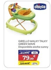 Bimbo Store Chicco girello walky talky green wave offerta