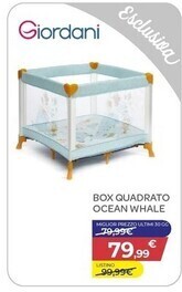 Giordani box quadrato ocean whale