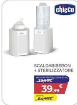 Bimbo Store Chicco scaldabiberon + sterilizzatore offerta