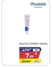 Bimbo Store Mustela pasta cambio 150ml offerta