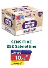 Bimbo Store Pampers sensitive 252 salviettine offerta