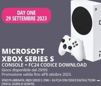 Comet Microsoft xbox series s 512 gb wi-fi bianco offerta