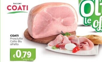 Quick Sisa Coati prosciutto cotto blu offerta