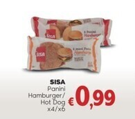 Quick Sisa Cisa panini hamburger offerta