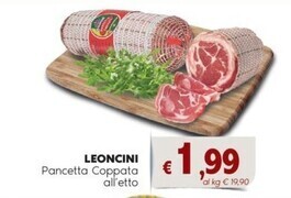 Quick Sisa Leoncini pancetta coppata offerta