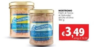 Nostromo filetti di tono al naturale