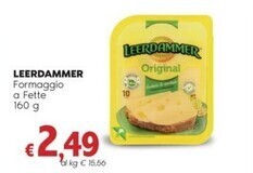 Quick Sisa Leerdammer formaggio a fette offerta