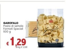 Quick Sisa Garofalo pasta di semola formati speciali offerta