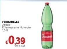 Quick Sisa Ferrarelle acqua effervescente naturale offerta