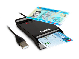 Comet Hamlet huscr-nfc lettore 2 in 1 combinato nfc per carta identità elettronica cie 3.0 e lettore smart card offerta