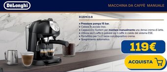 Euronics DeLonghi EC201CD.B offerta