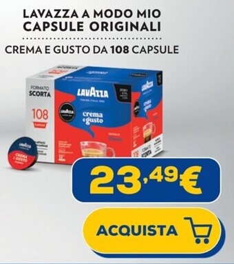 LAVAZZA A MODO MIO CAPSULE ORIGINALI