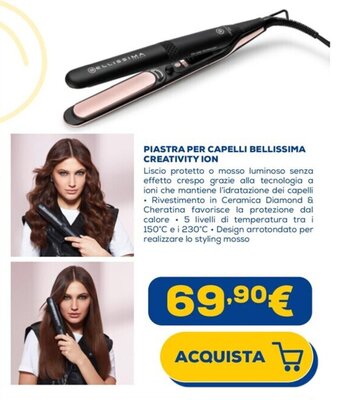 Euronics PIASTRA PER CAPELLI BELLISSIMA CREATIVITY ION offerta