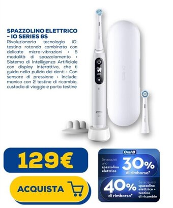 Euronics SPAZZOLINO ELETTRICO - IO SERIES 6S offerta