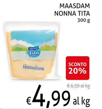 Ecu Discount Nonna Tita Maasdam 300g offerta