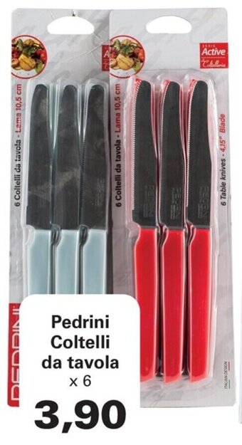 Alvama Pedrini Coltelli da tavola x 6 offerta
