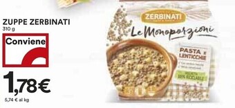 Coop Zerbinati zuppe offerta